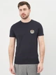 Футболка хлопковая длинная мужская Tommy Hilfiger 10576.3 S Темно-синяя - изображение 1
