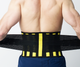 Пояс корсет для тренировок MedAtlantic BODY FITNESS S Черно-желтый (КПО-6М-(yS)) - изображение 6