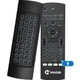 Пульт управления Air Mouse MX3 Pro, с подсветкой и микрофоном, с гироскоп - клавиатурай из ABS пластика черный (FG-468820) - изображение 1