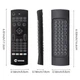 Пульт управления Air Mouse MX3 Pro, с подсветкой и микрофоном, с гироскоп - клавиатурай из ABS пластика черный (FG-468820) - изображение 8