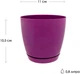 Горшок для цветов Form-Plastic Тоскана Круглая-11 0,8 л светло-зеленый (0740-007) - изображение 7