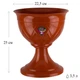 Горшок уличный на ножке Santino LILIA URN 3,5 л терракотовый (С1 TER) - изображение 2