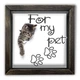 Дерев'яна копілка (скарбничка) 20 20 см "For my pet" коричнева вінтажна з котиком - изображение 1
