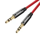 Аудіо-кабель Baseus Yiven AUX 3.5 to AUX 3.5 Audio Cable M30 1.5 м Червоний - зображення 5