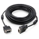 Кабель мультимедийный VGA M to VGA M 15.0m Vinga (VCPVGAF15BK) - изображение 2
