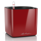 Умное кашпо Lechuza Cube Glossy Premium 16 квадратный 17 x 17 x 16 см Красный - изображение 1