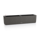 Умный горшок Lechuza Balconera Stone 80 прямоугольный 12 л 19 x 79 x 19 см Графитовый черный - изображение 1