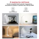 Настільна лампа Promate AuraLight-1 10W 500lm White з бездротовою зарядкою та USB (auralight-1.white) - зображення 3