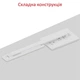 Настільна лампа Promate AuraLight-1 10W 500lm White з бездротовою зарядкою та USB (auralight-1.white) - зображення 8