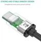 Кабель синхронизации Ugreen US286 Type-C - Type-C 3A Cable 1 м Black (UGR-50997) - изображение 5
