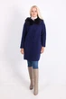Пальто LadiesFashion 1638 з гудзиками (Синій XL/XXL) - зображення 4