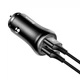 Автомобильное зарядное устройство Baseus Gentleman 4.8A Dual-USB Car Charger Black (CCALL-GB01) - изображение 3