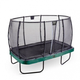 Батут Exit Toys Elegant Premium 214 х 366 см прямоугольный с защитной сеткой Зеленый - изображение 1