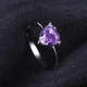 Кольцо из серебра 925 пробы с аметистом "Magic amethyst" 18,5мм - изображение 2
