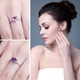 Кольцо из серебра 925 пробы с аметистом "Magic amethyst" 18,5мм - изображение 4