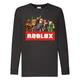 Лонгслив реглан Роблокс 4 (Roblox) черный (RBL blc 4) 116 см - изображение 1
