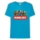 Футболка детская Роблокс 004 (Roblox) синяя (RB blu 004) 104 см - изображение 1