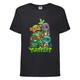 Футболка детская Черепашки Ниндзя 0023 (Ninja Turtles) черная (NTS blc 0023) 128 см - изображение 1