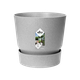 Горшок для цветов Elho Greenville Round круглый 55 л 47 x 44 см (345839) Светлый гранит - изображение 5
