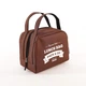 Термосумка Lunch Bag (Ланч Бег) Pack and Go "Lunch Bag ZIP" коричневый (LB603) - изображение 2