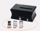 Док-станція Shuole USB 2.0 2.5"/3.5" HDD/SSD - зображення 2