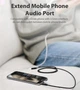 Кабель Vention Audio 3.5 мм - 3.5 мм, M/F, 1 м, чорний (BHBBF) - зображення 6