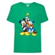 Футболка детская Микки Маус 002 (Mickey Mouse) зеленая (MMS grn 002) 128 см - изображение 1