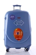 Авиа чемодан Tashiro Ambassador Classic A8503M Blue - изображение 2