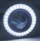 LED фары-линзы! Ø64мм Светящийся ободок габарит + фара с оптической линзой 20W. 7000K. R500 - изображение 4