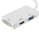Переходник PowerPlant mini DisplayPort (Thunderbolt) - HDMI, DVI, VGA (3 в 1) - изображение 4