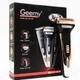 Машинка для стрижки Geemy by Gemei GM-598 Золота бездротова електробритва для волосся бороди з насадками та вбудованим акумулятором - зображення 11