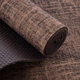 Килимок для йоги Льняний (Yoga mat) двошаровий 6мм (розмір 185x62x0, 6см, джут, Коричневий) (FI-2441_Коричневий) - изображение 2