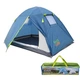 Палатка 2-х местная 210 х 150 х 135 см GreenCamp синий GC1001B синий 1001-B - изображение 1