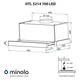 Вытяжка Minola htl 5214 wh 700 led - изображение 10