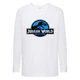 Лонгслив реглан Парк Юрского Периода 009 (Jurassic Park) белый (JPK wh 009) 116 см - изображение 1