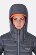 Куртка Rab Electron Jacket wmns 8 Сірий-Червоний - изображение 7
