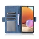 Чехол-книжка с кармашками Deexe Wallet Stand для Samsung Galaxy A32 (А325) - Blue - изображение 8