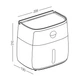Держатель для туалетной бумаги клеящийся MBM HOME BP-16 WHITE/GRAY белый/серый - изображение 13