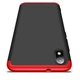 Чехол GKK 360 для Xiaomi Redmi 7A бампер противоударный Black-Red - изображение 5