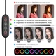 Кольцевая USB LED лампа Puluz PKT3082B 10" + настольный штатив - изображение 4