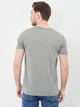 Футболка хлопковая длинная мужская Armani Exchange 10598.3 S Серая - изображение 2
