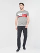 Футболка хлопковая длинная мужская Tommy Hilfiger 10645.3 S Серая - изображение 3