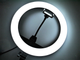 Кольцевая LED лампа селфи подсветка набор блогера Ring Light ZB R14 - 35см 220V с 3 креплениями для телефона+ пульт + чехол - изображение 2