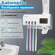 Диспенсер для зубной пасты и щеток автоматический диспенсер Toothbrush (W-020) держатель зубных щеток и дозатор пасты уф-стерилизатор [Xh6G6dR7j2] - изображение 8