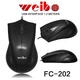 Компьютерная мышь Weibo FC-202 черная - изображение 2
