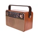 Радио аккумуляторное с Bluetooth и пультом управления Kemai Retro Brown MD-505-BT - изображение 2