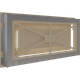 Вентиляційна решітка Kratki WIND кремова 22x45 - зображення 4
