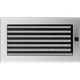 Вентиляційна решітка Kratki шліфована з жалюзями 17x30 - зображення 1