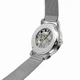 Механічні годинники Forsining Skeleton (silver) гарантія 12 місяців - зображення 5