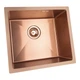 Кухонная мойка Imperial D4843BR PVD bronze Handmade 2.7/1.0 mm - изображение 4